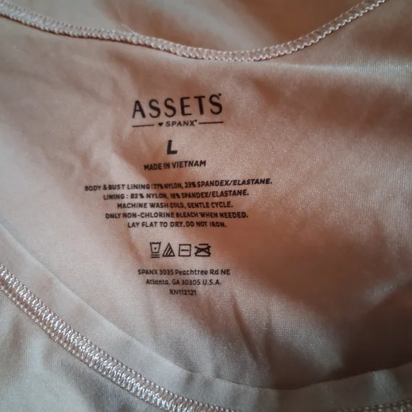 SPANX Women's Cream Tank Top - Picture 4 of 4